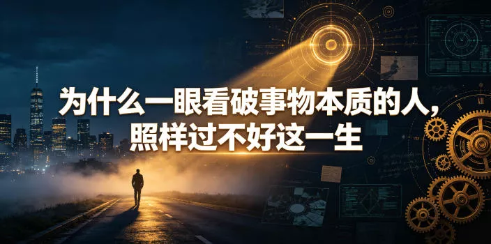 付费文章：为什么一眼看破事物本质的人，照样过不好这一生-云梦阁