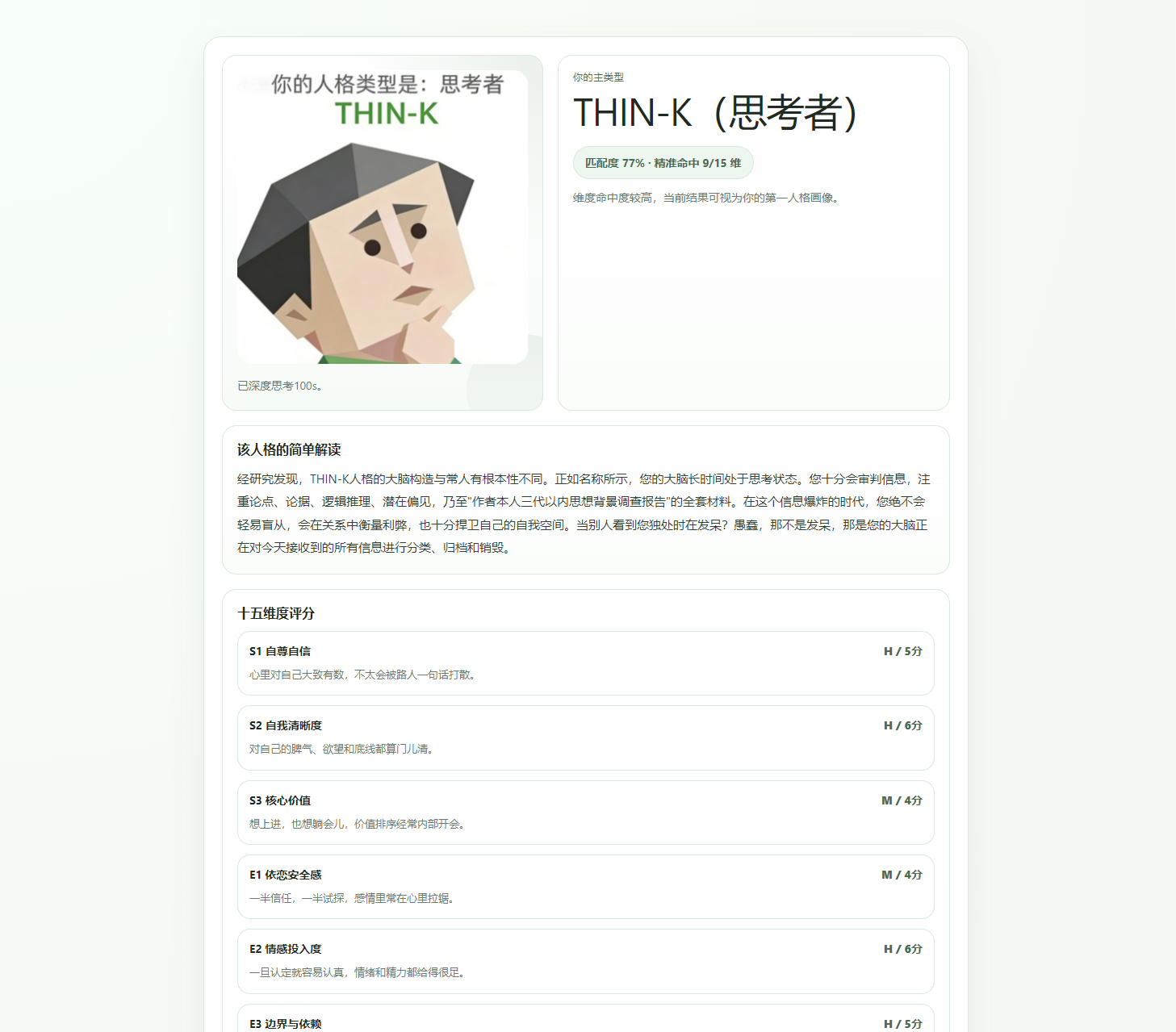 最新SBTI人格测试源码-云梦阁