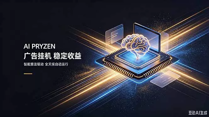AI Pryzen 广告挂机｜24小时自动跑，日入300-500，新手零门槛-云梦阁